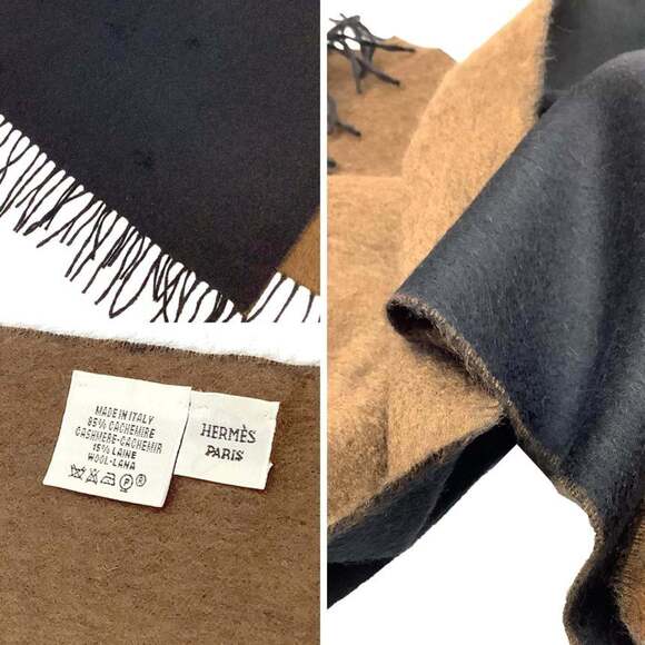 HERMES Black Scarf - Picture 3 of 3